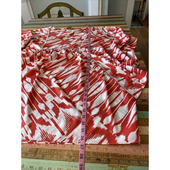 TRINA by Trina Turk Irmik Mini Dress Swim Cover Punch Pink Kimono Sleeve $198 - Picture 12 of 14